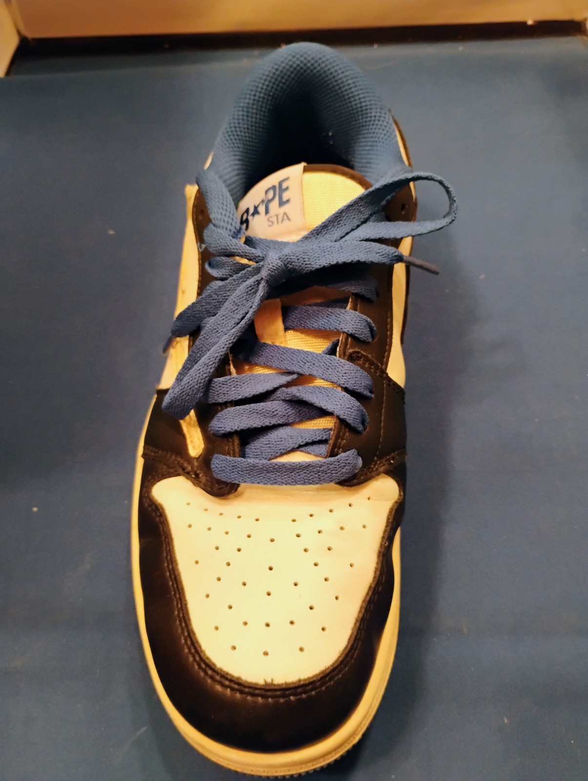 INDIGO STUDIOS BAPESTA LA V2 MEN’S 9.5 CUSTOM TRAVIS SCOTT FRAGSTA INSPIRED LOW