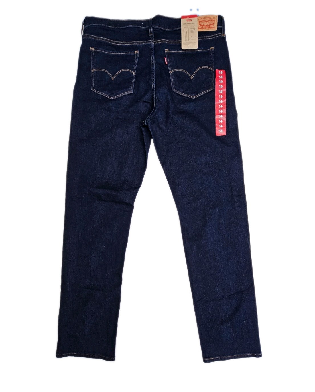 Levi’s 314 Women’s Shaping Straight Denim Jeans Size 14, 32×32, NWT, Dark Wash