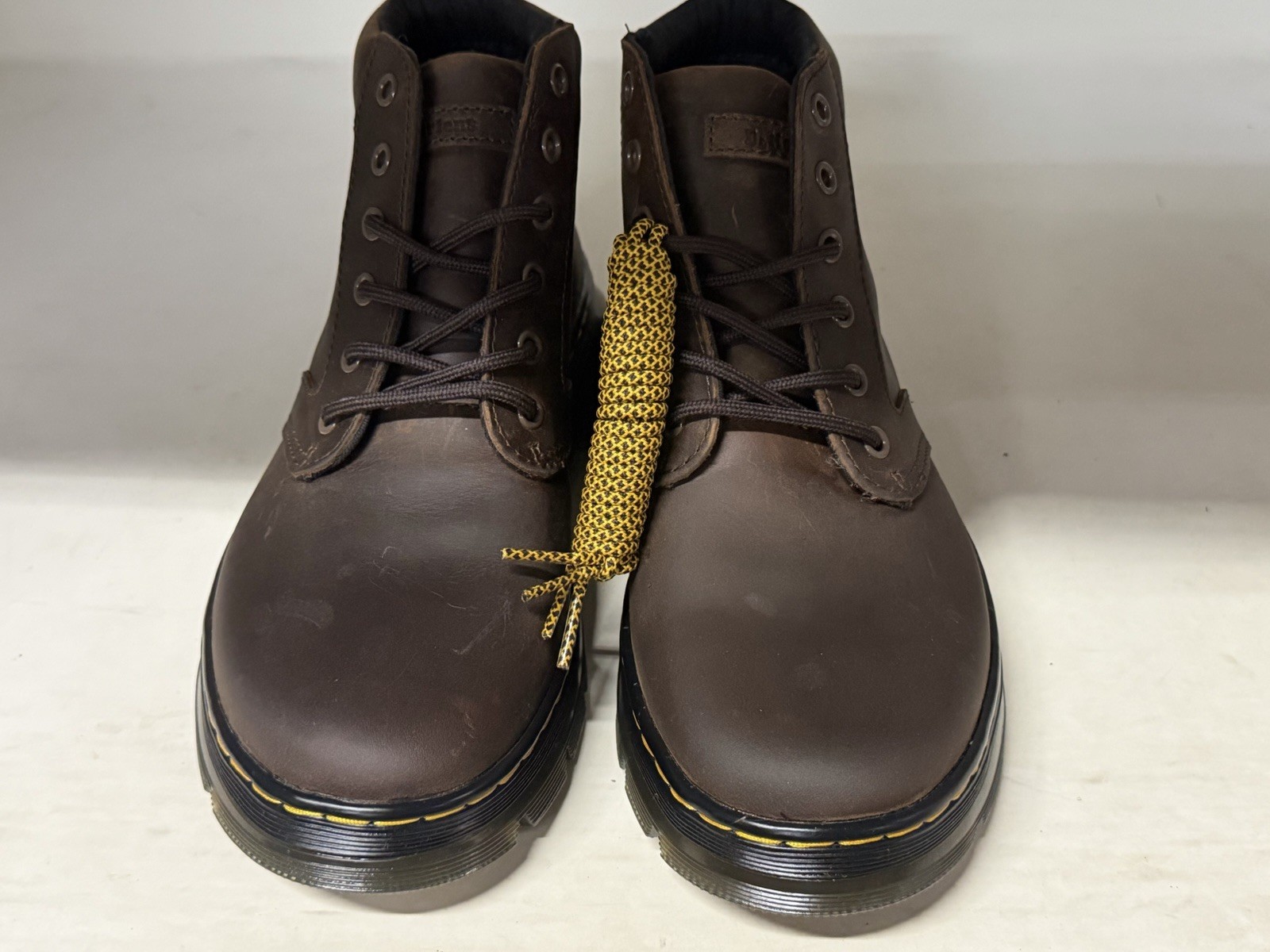 Dr Martens Bonny Leather Crazy HorseDark Brown Men Size 9 (Womens Size 10)
