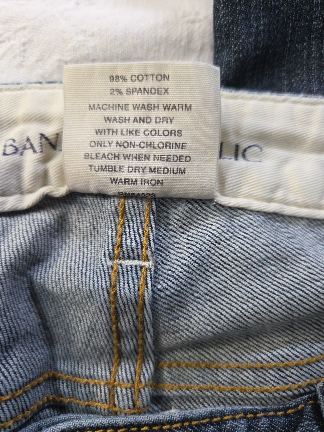 Banana Republic Womens Size 4 Contoured Boot Cut Stretch 32×30 Low Rise Jeans