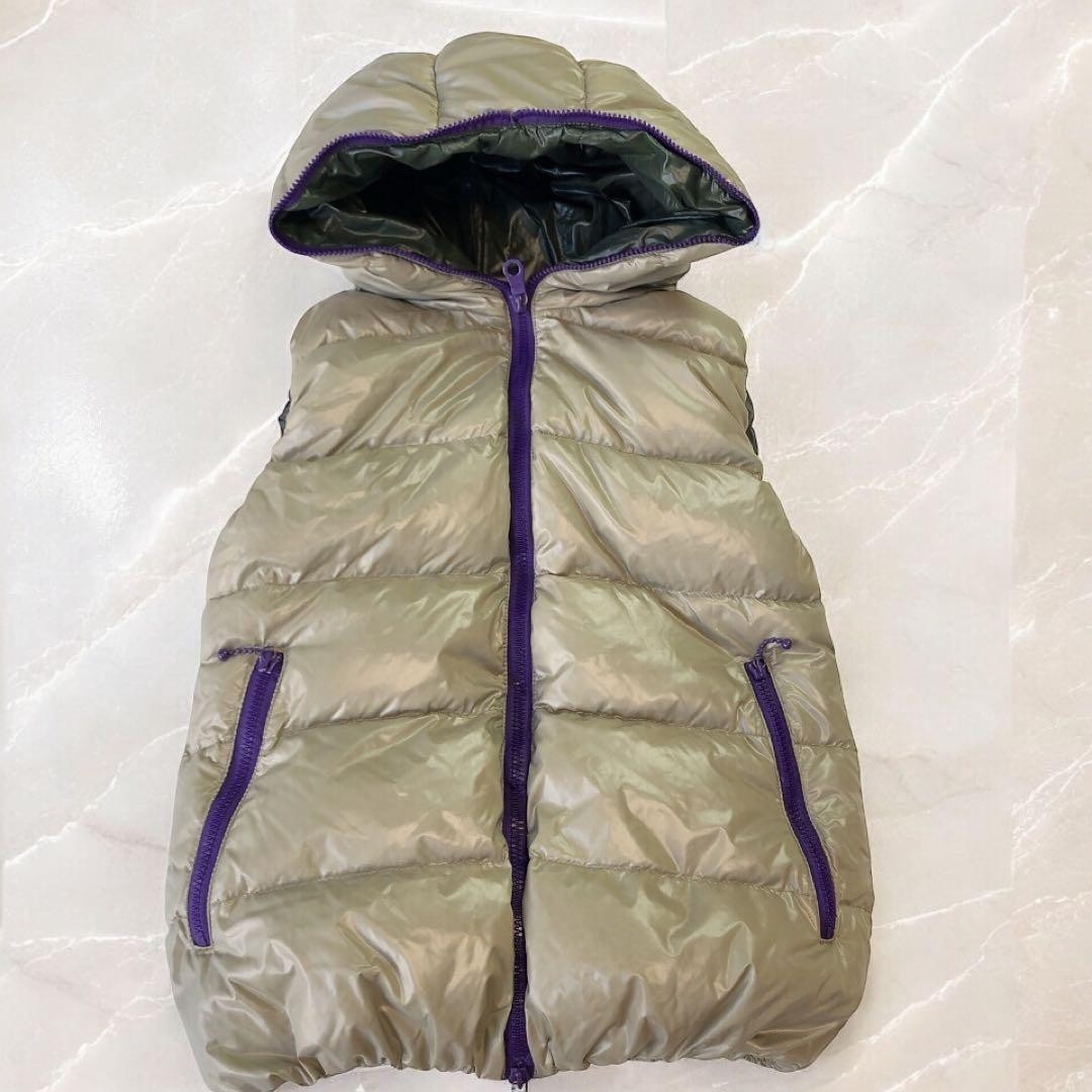 DUVETICA Down Vest Brown 40 L Puffer Jacket D.911.01-1035R Authentic Women