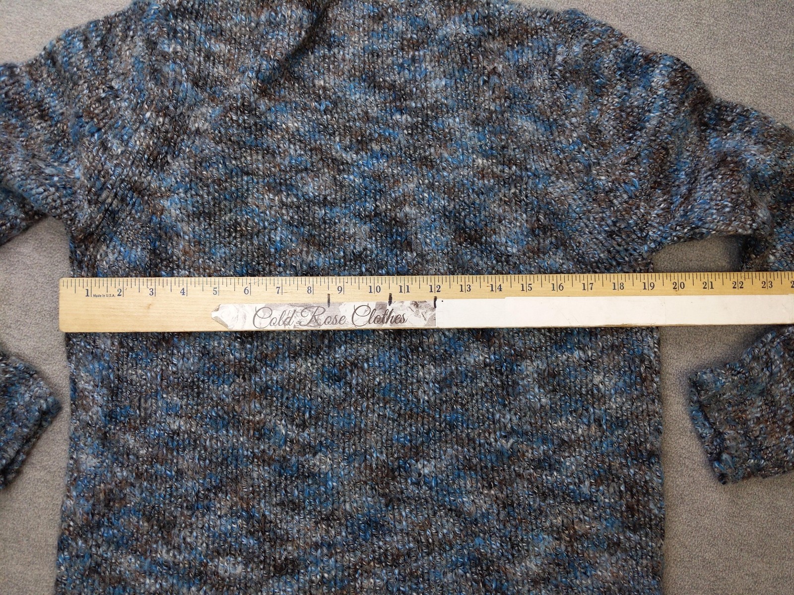 Berretti Sweater Womens Medium Multicolor Merino Wool Blend Knit Pullover Italy