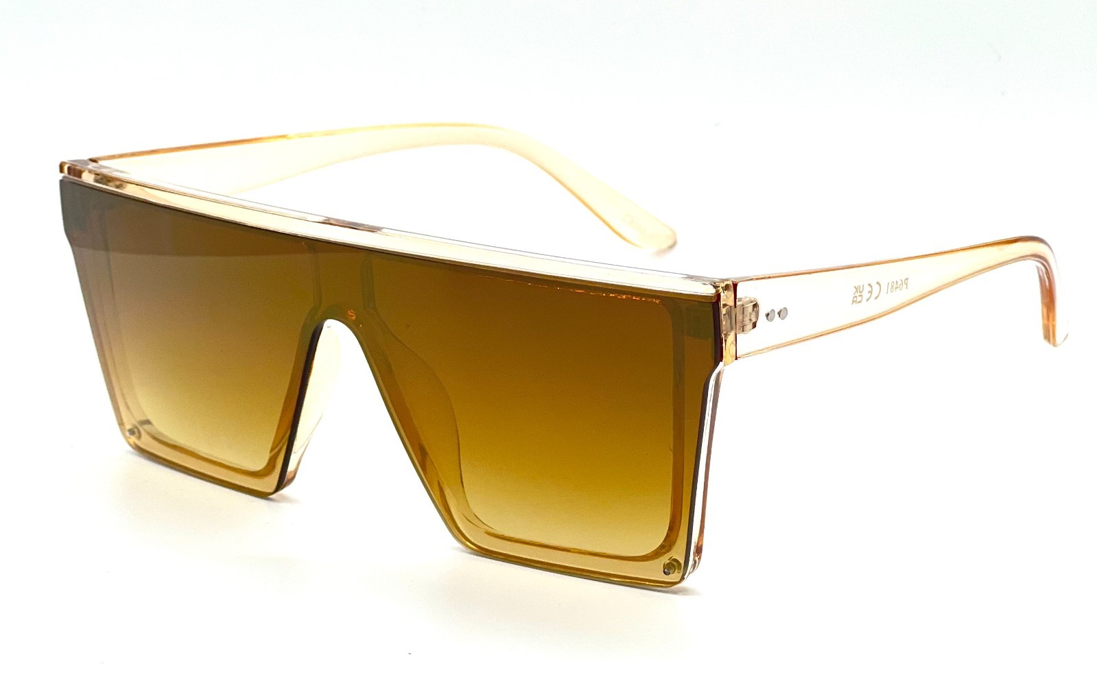 Men’s Women’s Sunglasses Black Mirror Lens Reflective New Style Designer Shades