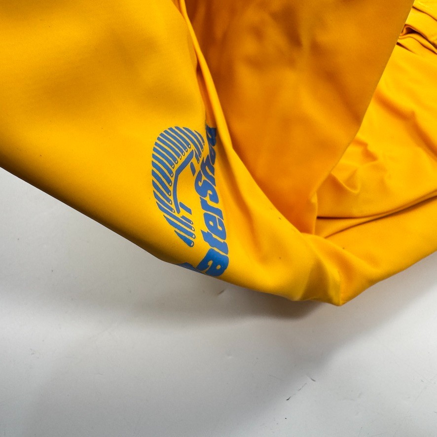 WaterShed SilverRiver PVC Coated Polyester Large Yellow Rain Jacket NEW