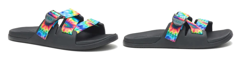 Chaco Chillos Slide Dark Tie Dye Comfort Sandal Women’s US sizes 5-12 NEW!!!