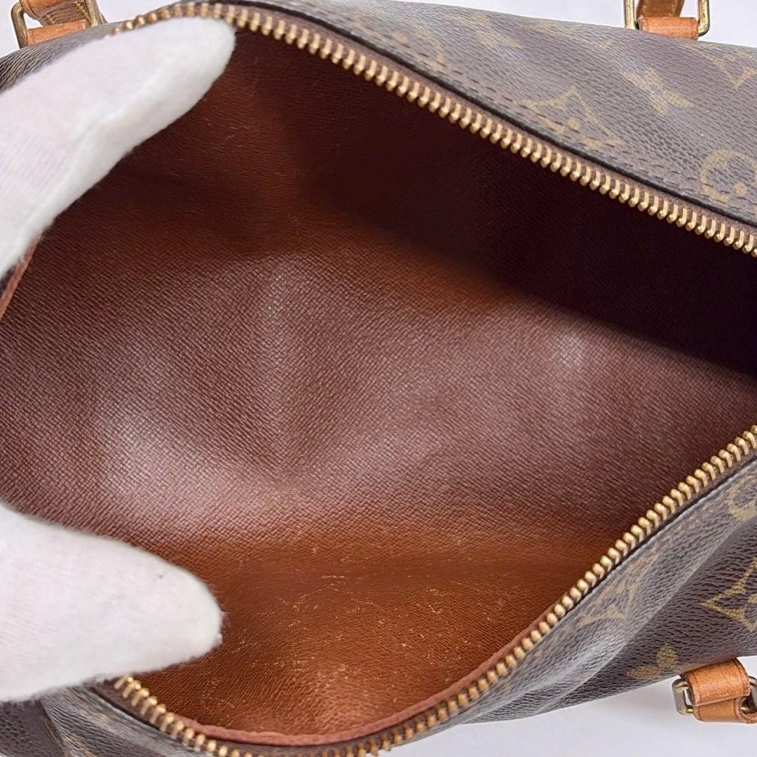 Louis Vuitton Papillon Monogram Natural Leather Handbag