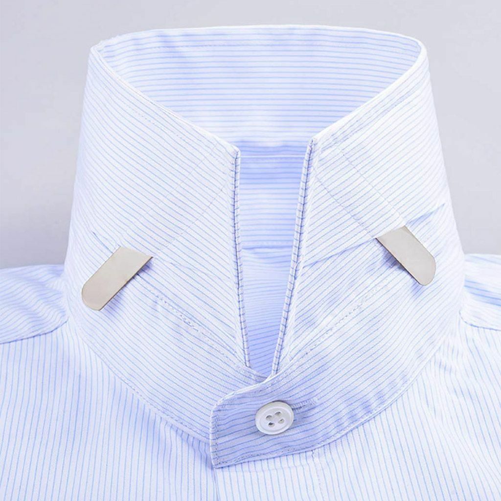 4 Sizes 10/20/36/40 Magnetic Metal Collar Stays+10 Magnets Insert In Box Shirt