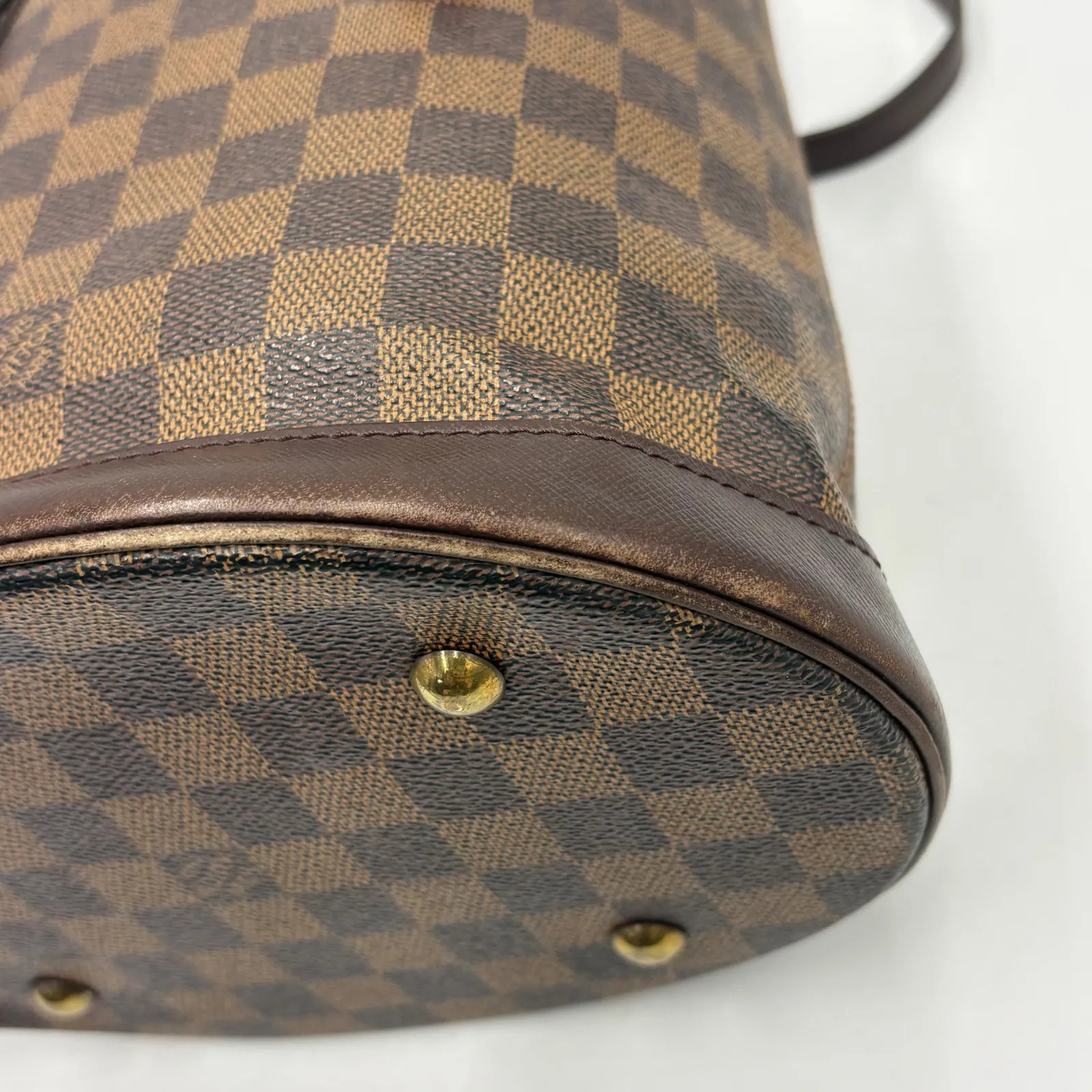 Louis Vuitton Marais Damier Ebene Shoulder Bucket Tote Bag N42240 without/Pouch