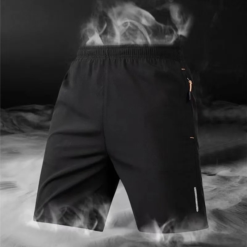 Summer Men Shorts Ice Silk Running Gym Sport Shorts Quick Dry.