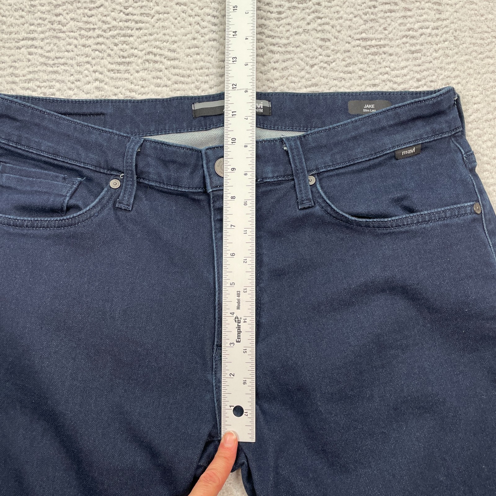 Mavi Athletic Denim Jake Jeans Men’s Size 34X32 Blue Slim Leg