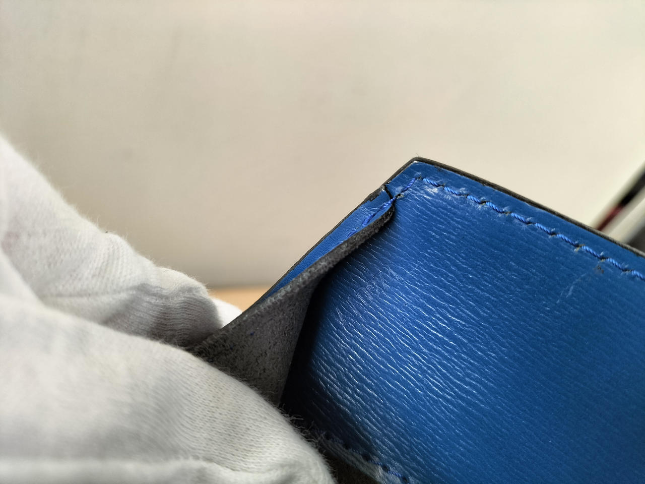 Louis Vuitton Cluny Shoulder Bag Blue 10.6 inch