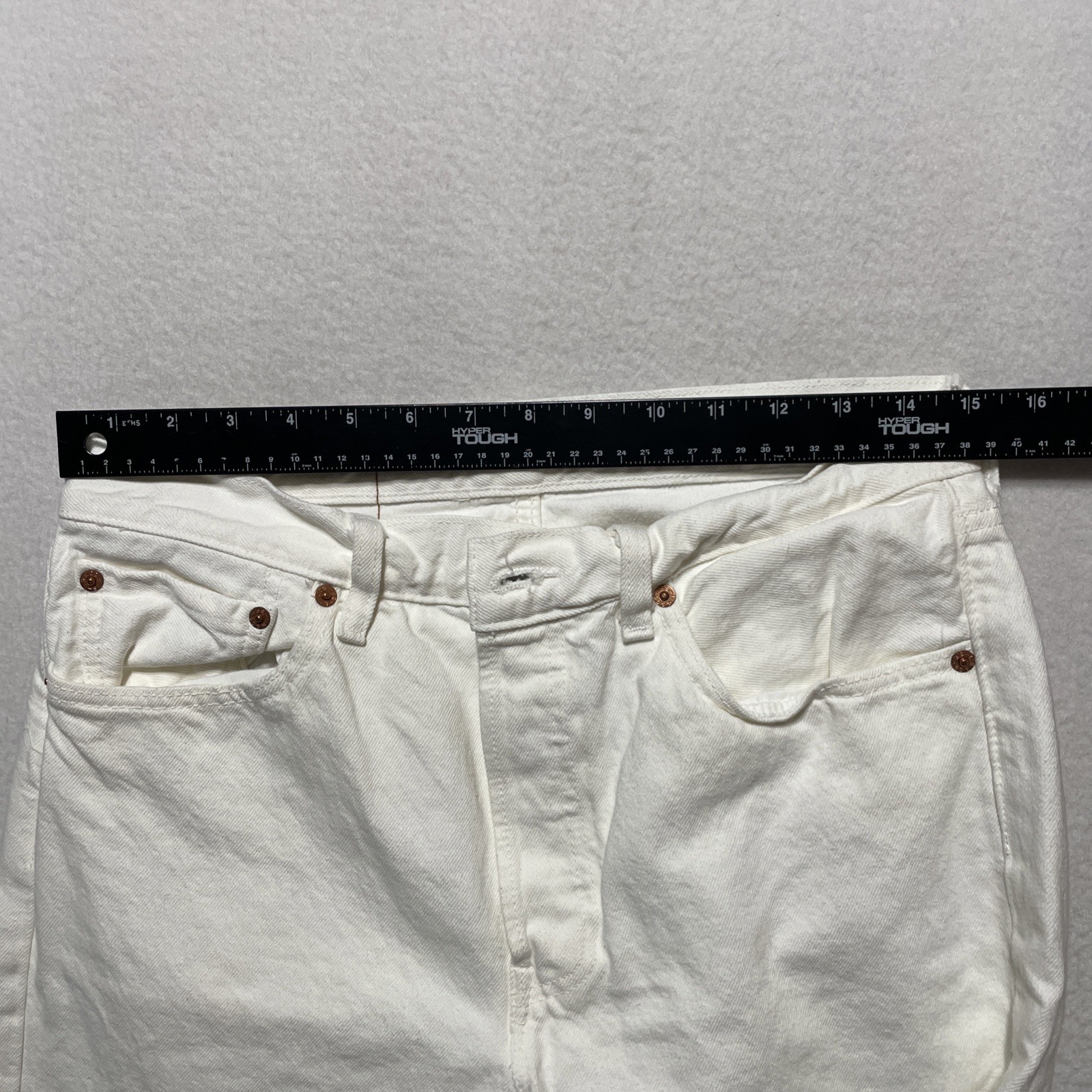 Denim Tears x Levi’s 501 Button Fly Big E Jeans Off White Men’s Sz 31 x 32 NWOT