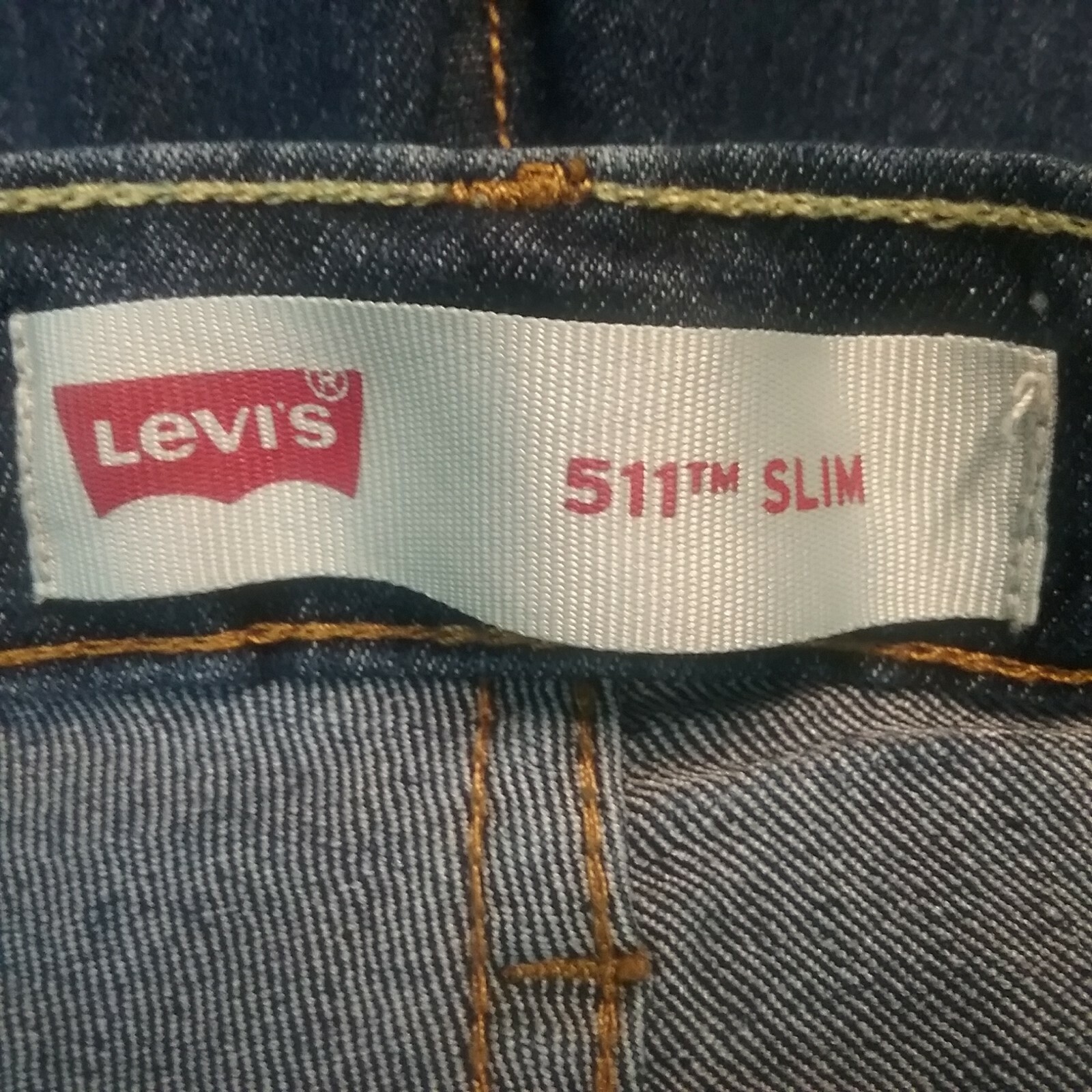 Levi’s 511 Slim Boy Jeans Size 8 Reg W24 x L22 Blue Denim
