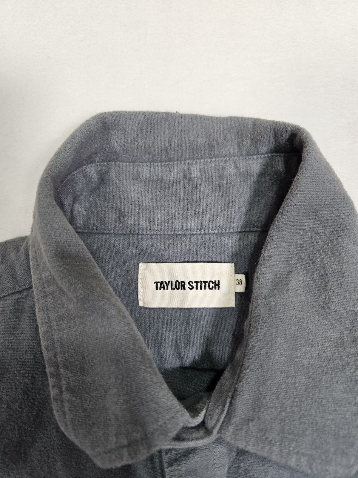 Taylor Stitch Yosemite Shirt Slate Size 38 (M) Flannel Outdoors Chest Pockets