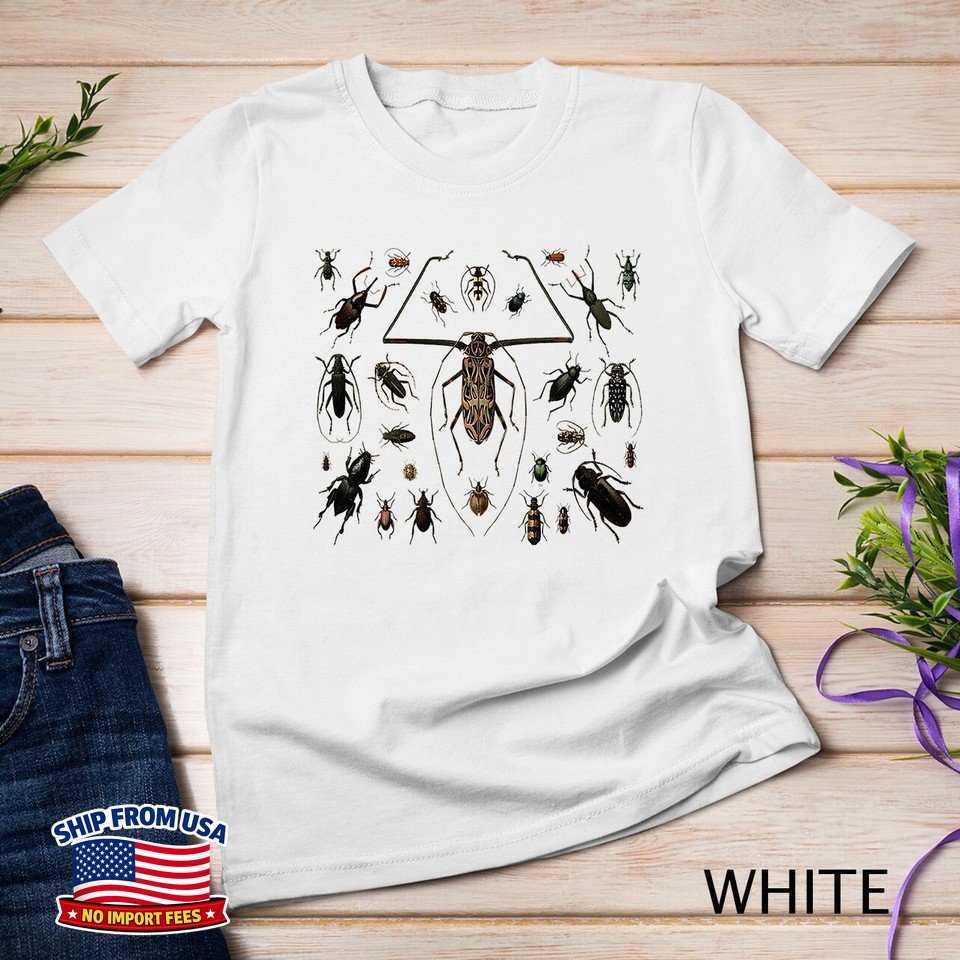 Vintage Insect Cool Bug Beetle Science Teacher Biology Premium Unisex T-shirt