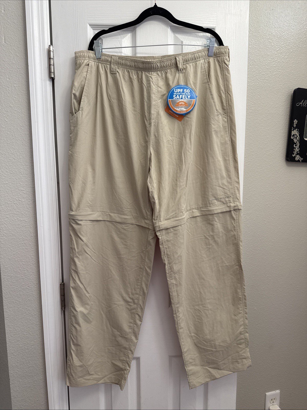 Columbia PFG Convertible Omni-Shade Lined Pants Size XL NWT