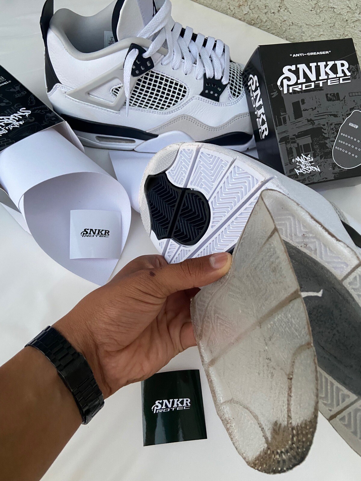 Shoe Sole Protector Sticker Ground Grip Sheets For Nike Jordan Adidas Sneakers🔥