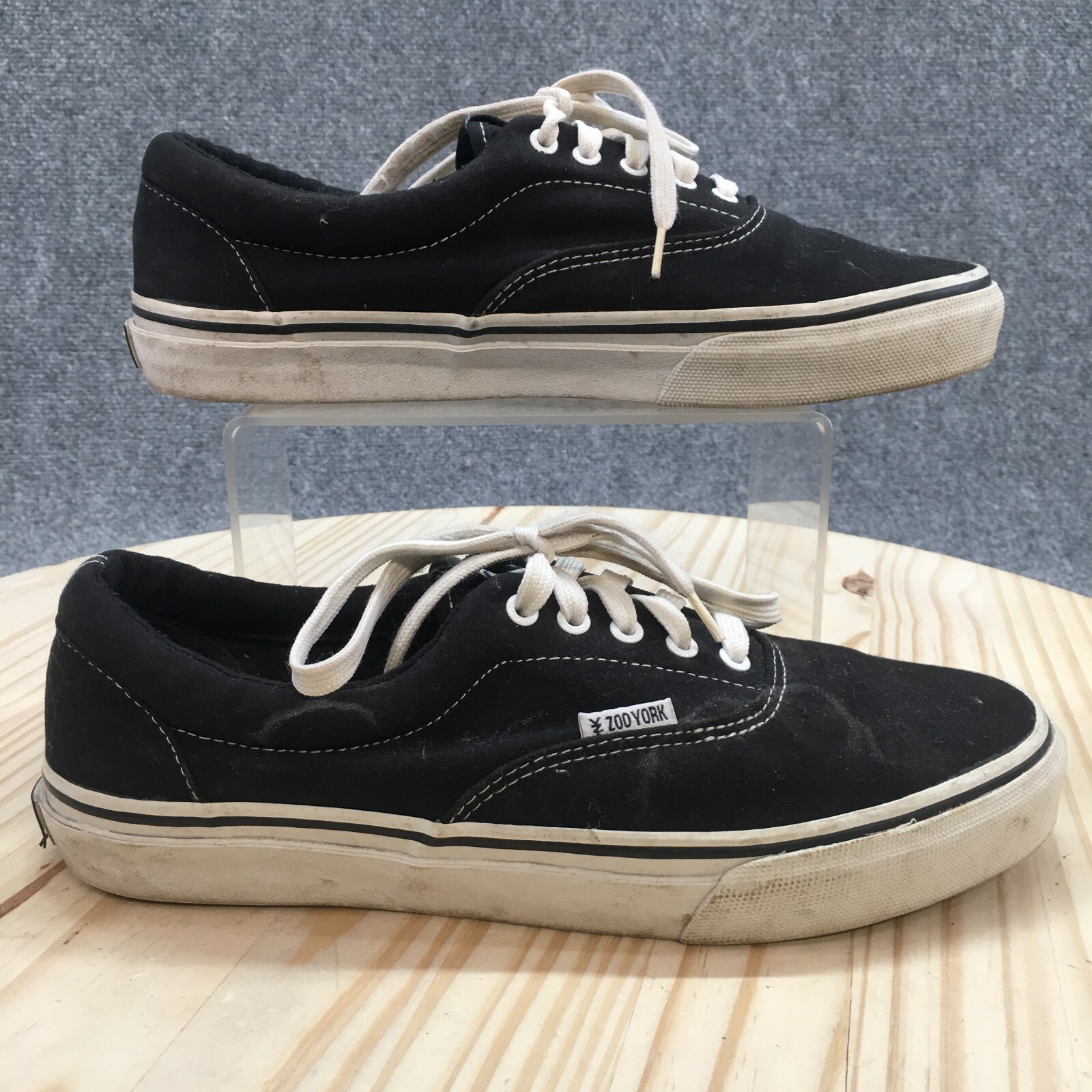 Zoo York Sneaker Mens 9.5 Black Skateboarding Lace Up Casual Comfort 42190