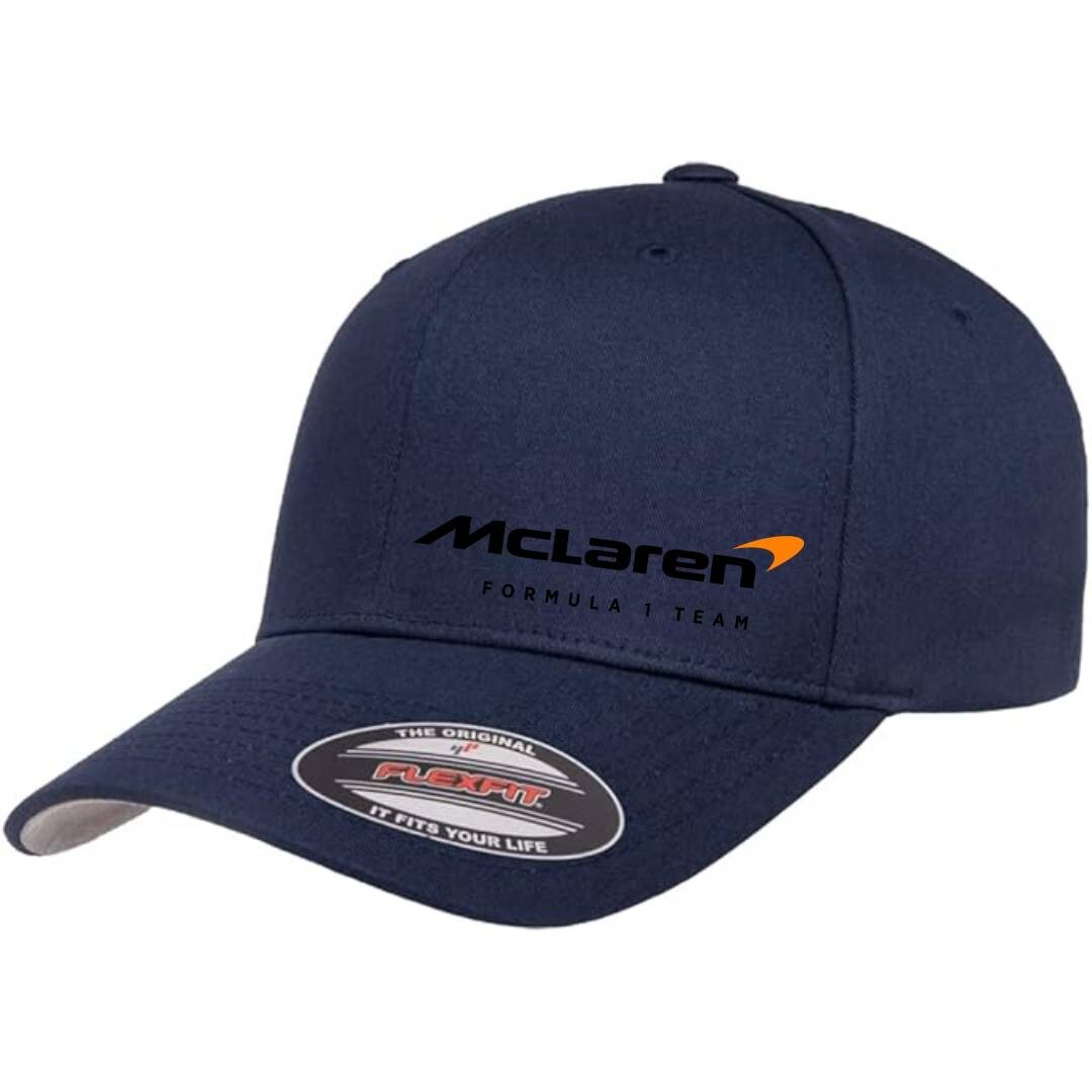 McLaren Formula 1 Team Racing Cap 5001 Flexfit Baseball Hat S/M and L/XL
