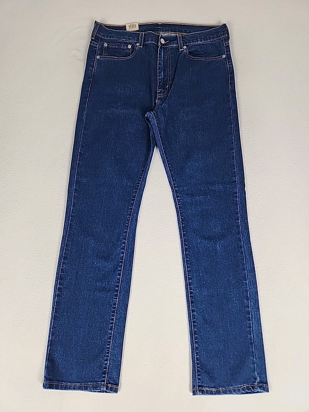 Levi’s 513 Slim Zip Fly Straight Leg Denim Jeans 34X32 Men’s Medium Blue Stretch