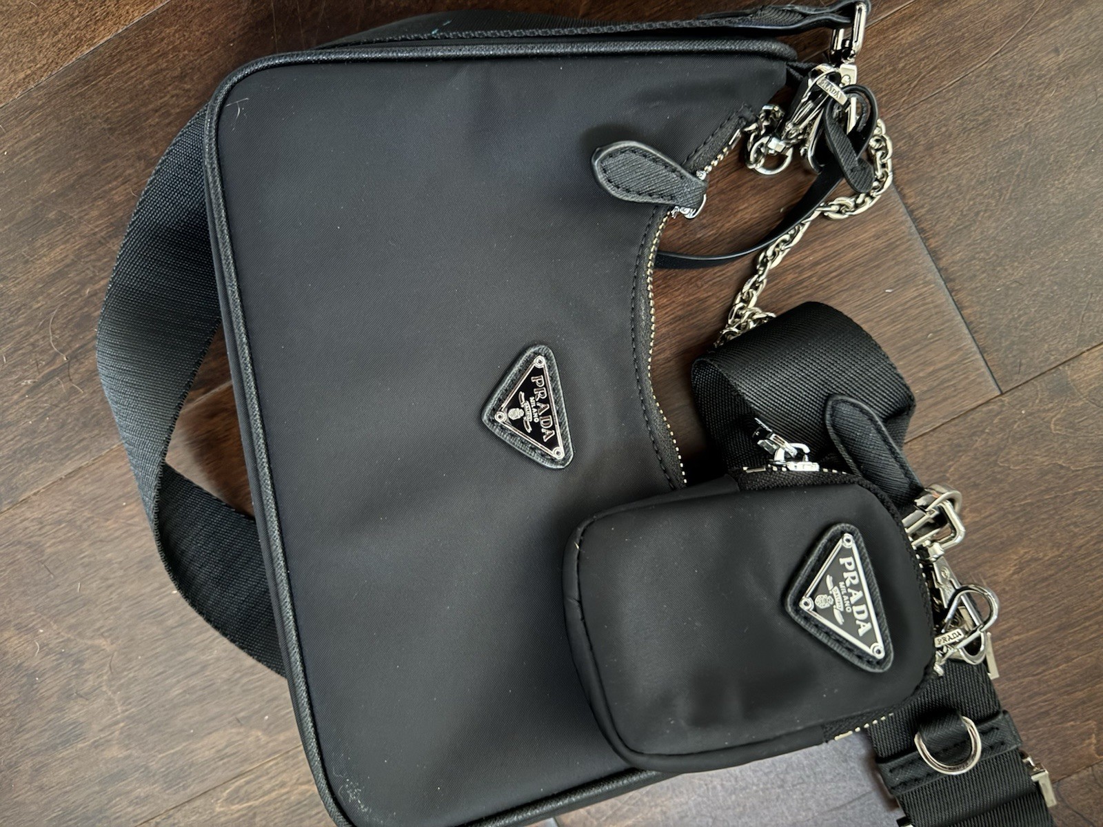 PRADA Re-Edition 2005 Crossbody Small Black Nylon