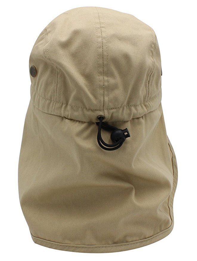 Neck Cover Garden Hat Camping Cap Hunting Hiking Fishing Ear Flap Sun Hat SJP