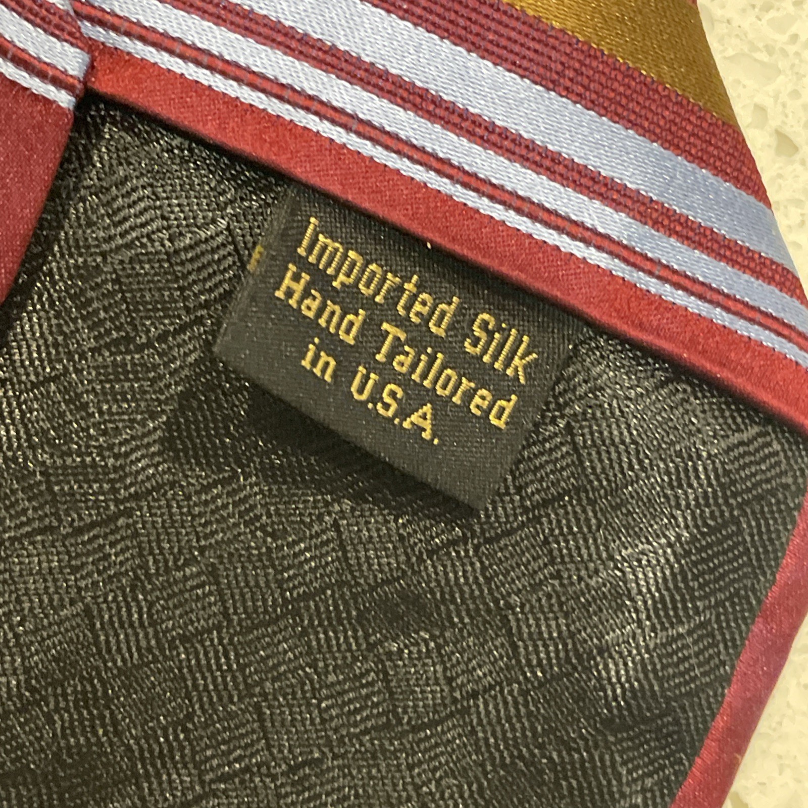 Hart Schaffner Marx Silk Ties Lot Geometric Medallion And Stripe 3pcs Multicolor