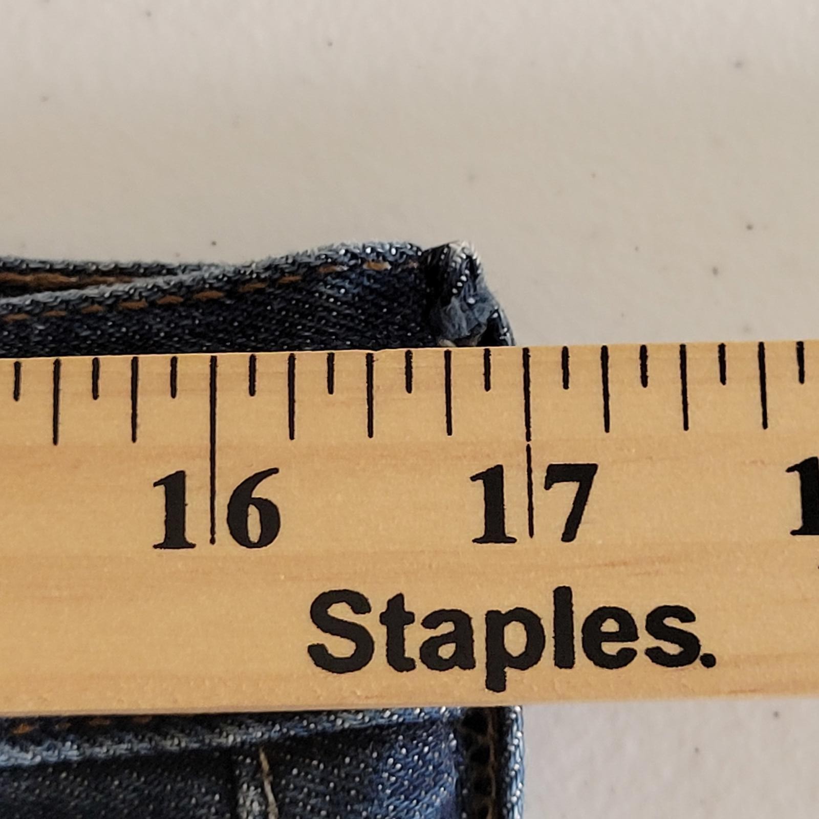 H&M & Denim Straight Blue Denim Button Fly Jeans Men Size 32×32