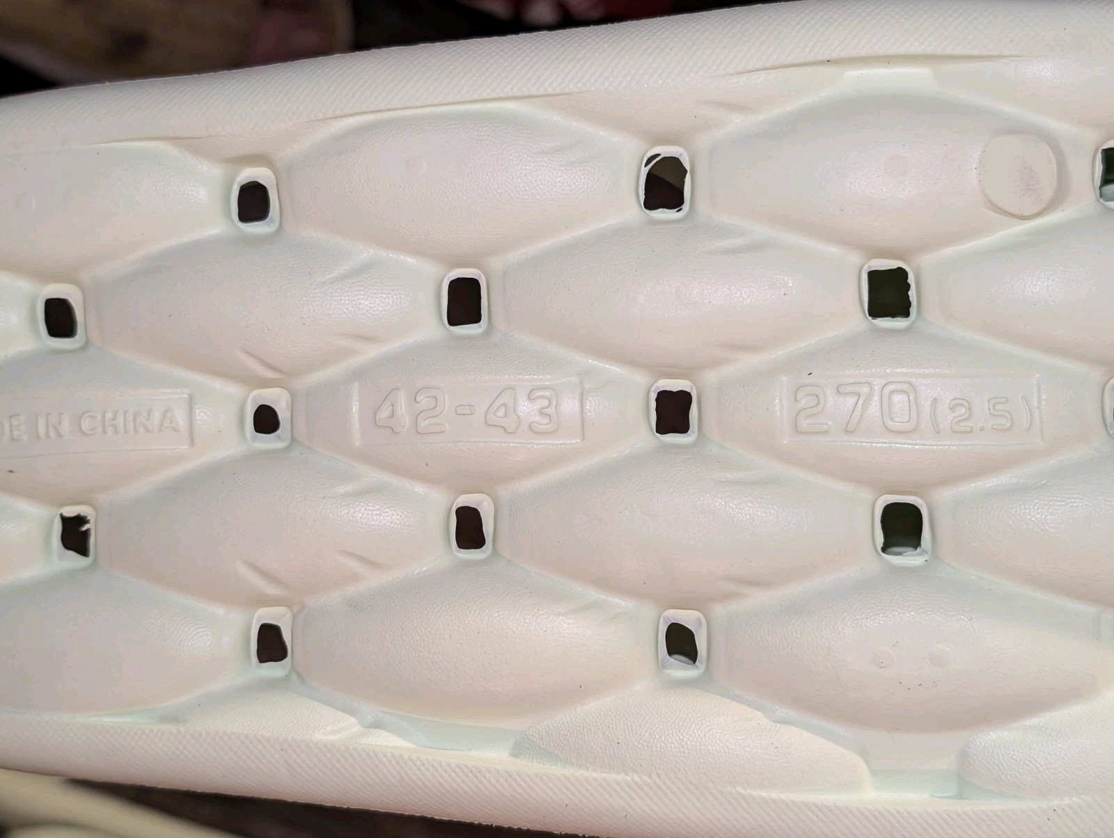 Big Size 42-43 / 270 Bathroom Shower Shoe Slippers EVA Soft Sole Pillow Slide