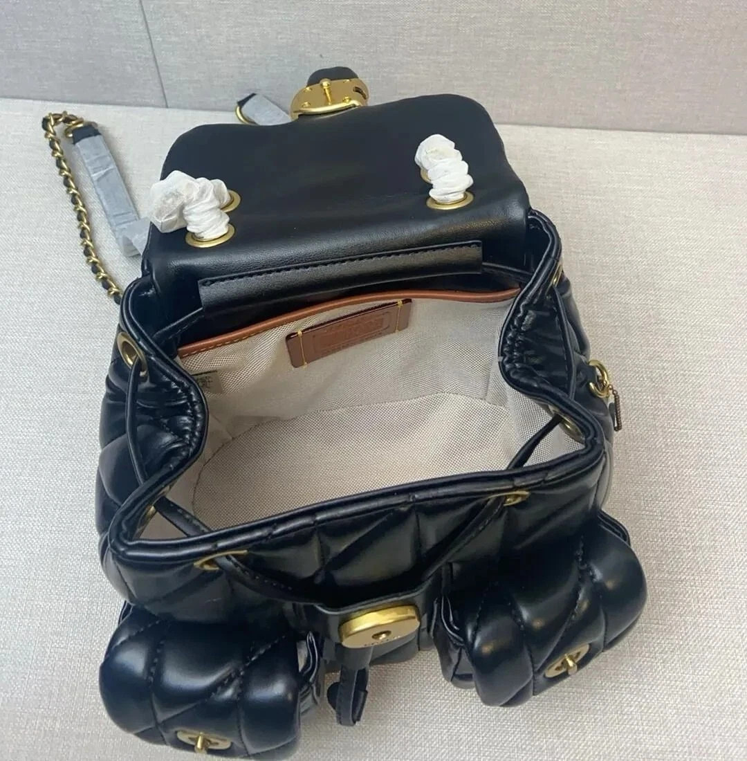 Coach Tabby Backpack Quilted CU076 Black