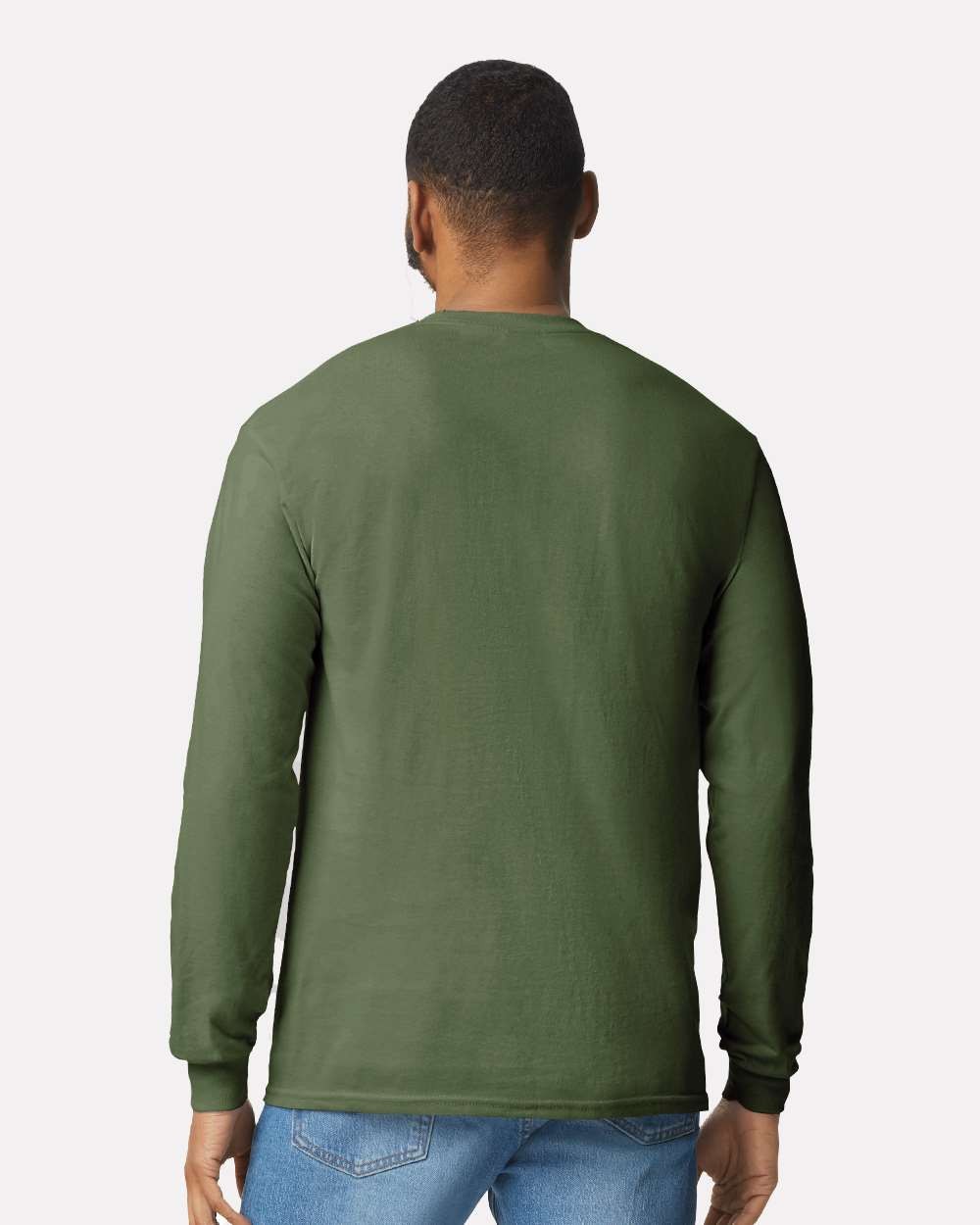 Fierce Wolf Face Wilderness Outdoor Wildlife Nature Long Sleeve T-Shirt