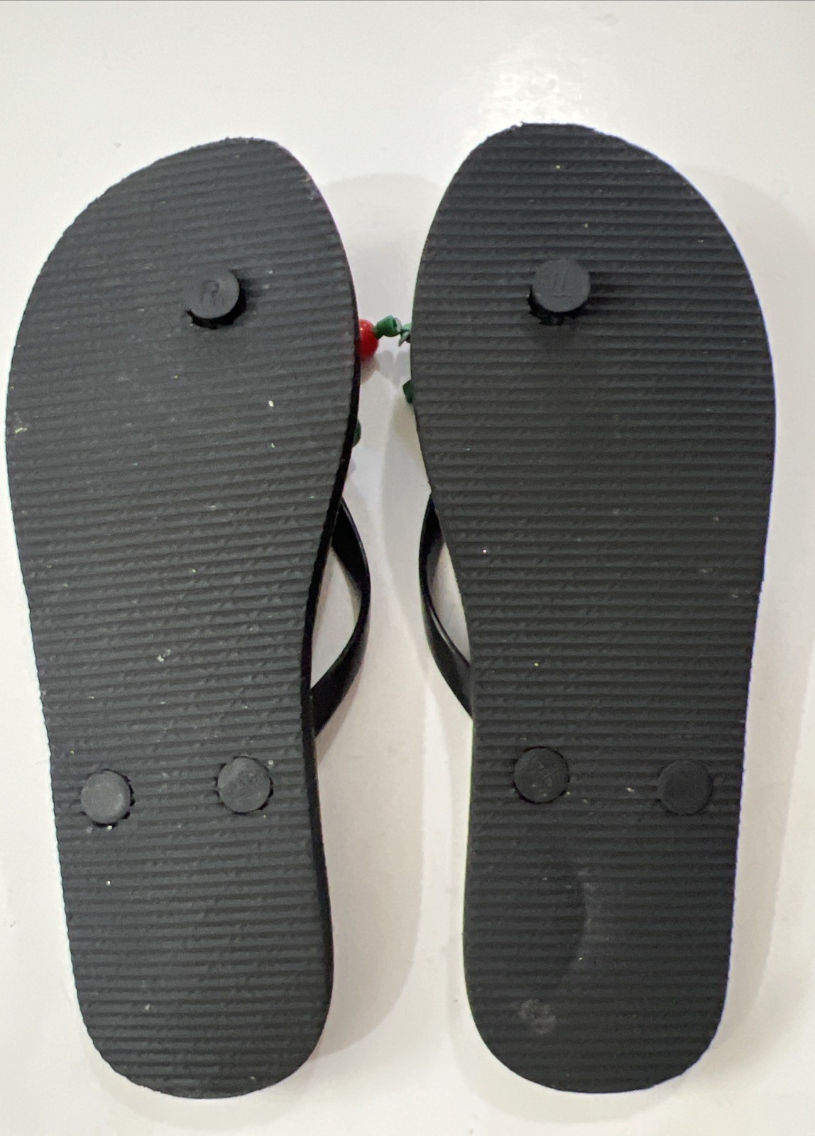 Juicy Couture Slurpy Flip Flop Rhinestones Cherry Bow Charm 36-37