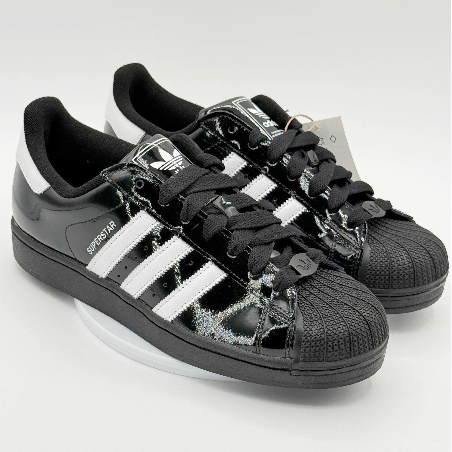 Adidas Superstar II ‘Black Patent Leather’ / Size 11 Mens / JR7313