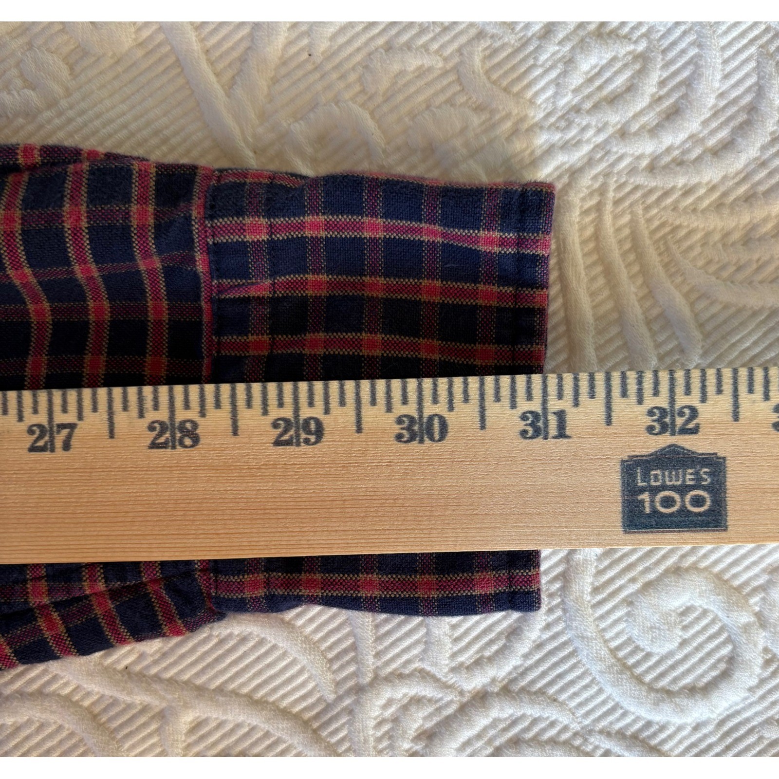 CREMIEUX CLASSICS Mens Button Down Shirt Plaid Long Sleeve Size S