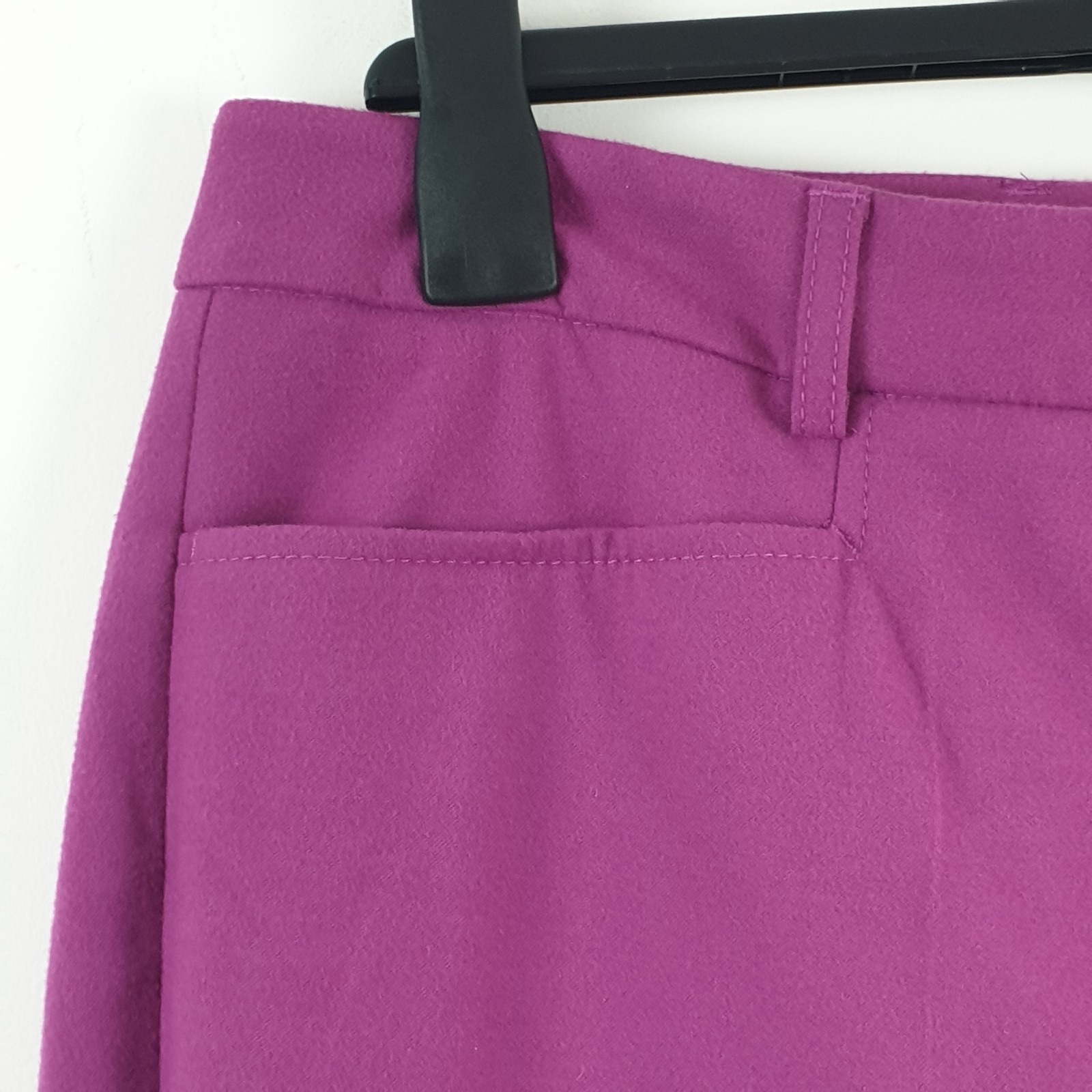 Madeleine Magenta Trousers Size 16 Straight Leg Occasion Summer