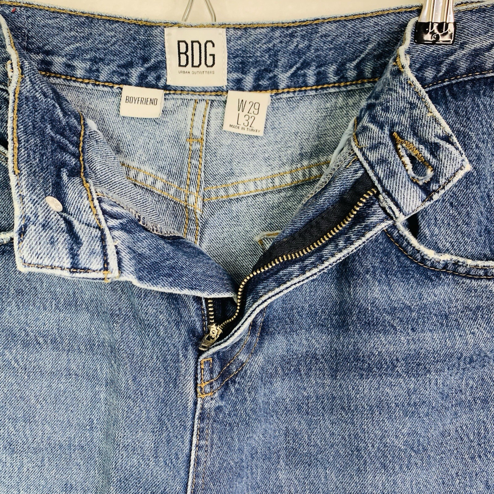 BDG Urban Outfitters Jeans Boyfriend High rise Blue Denim Womens Size W29 x L32