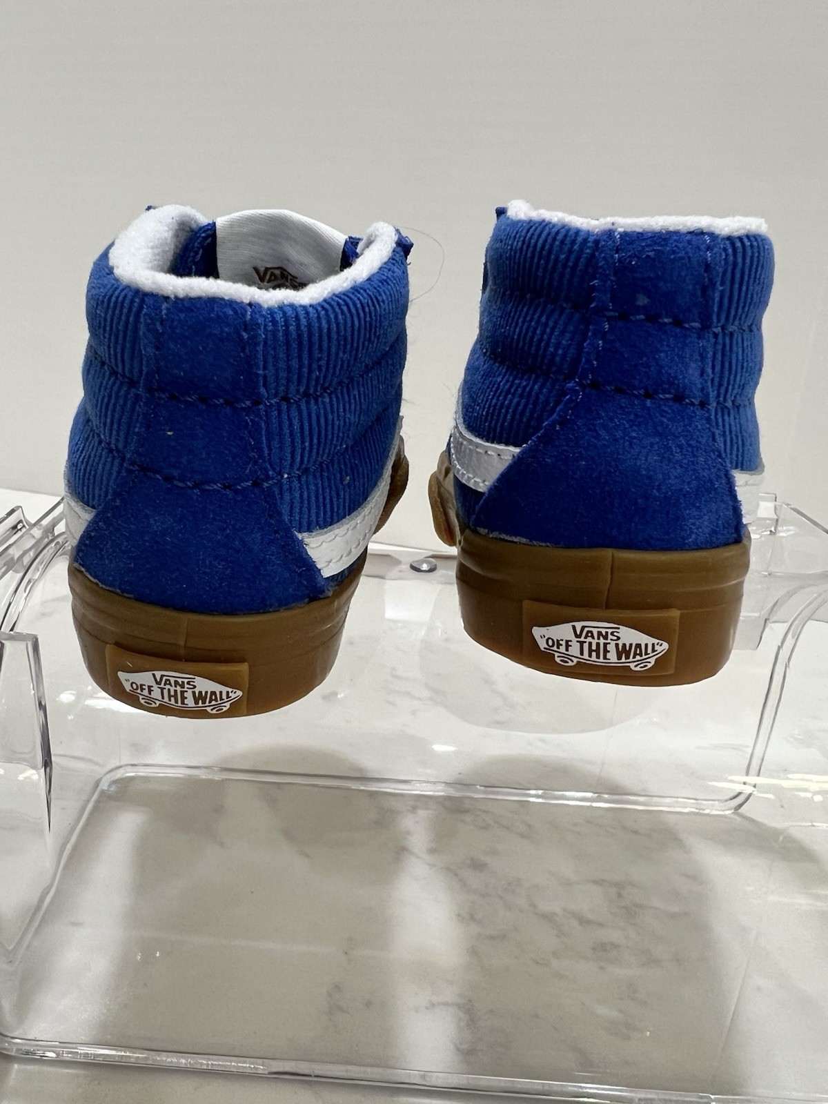 Blue Toddler Vans With Velero Straps