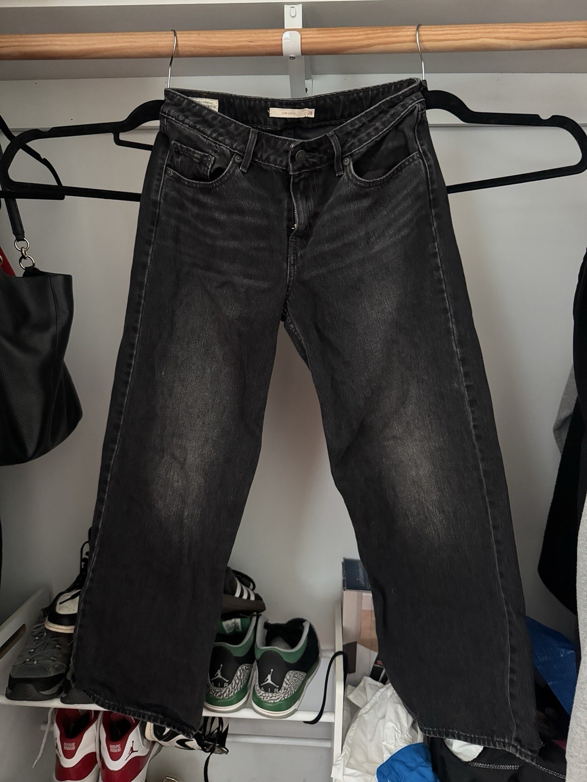 Levi’s low loose 28×30 Black Jeans Unworn/New