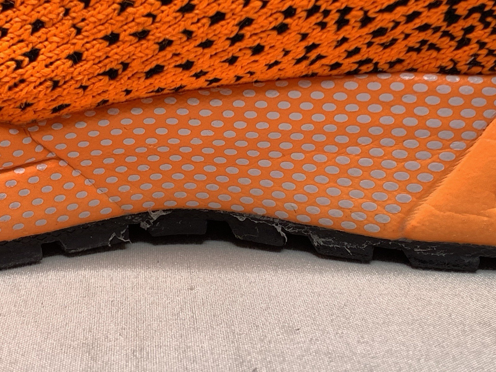 UBFEN Size EU36/US4 Orange Lightweight Breathable Athletic Sneakers P130