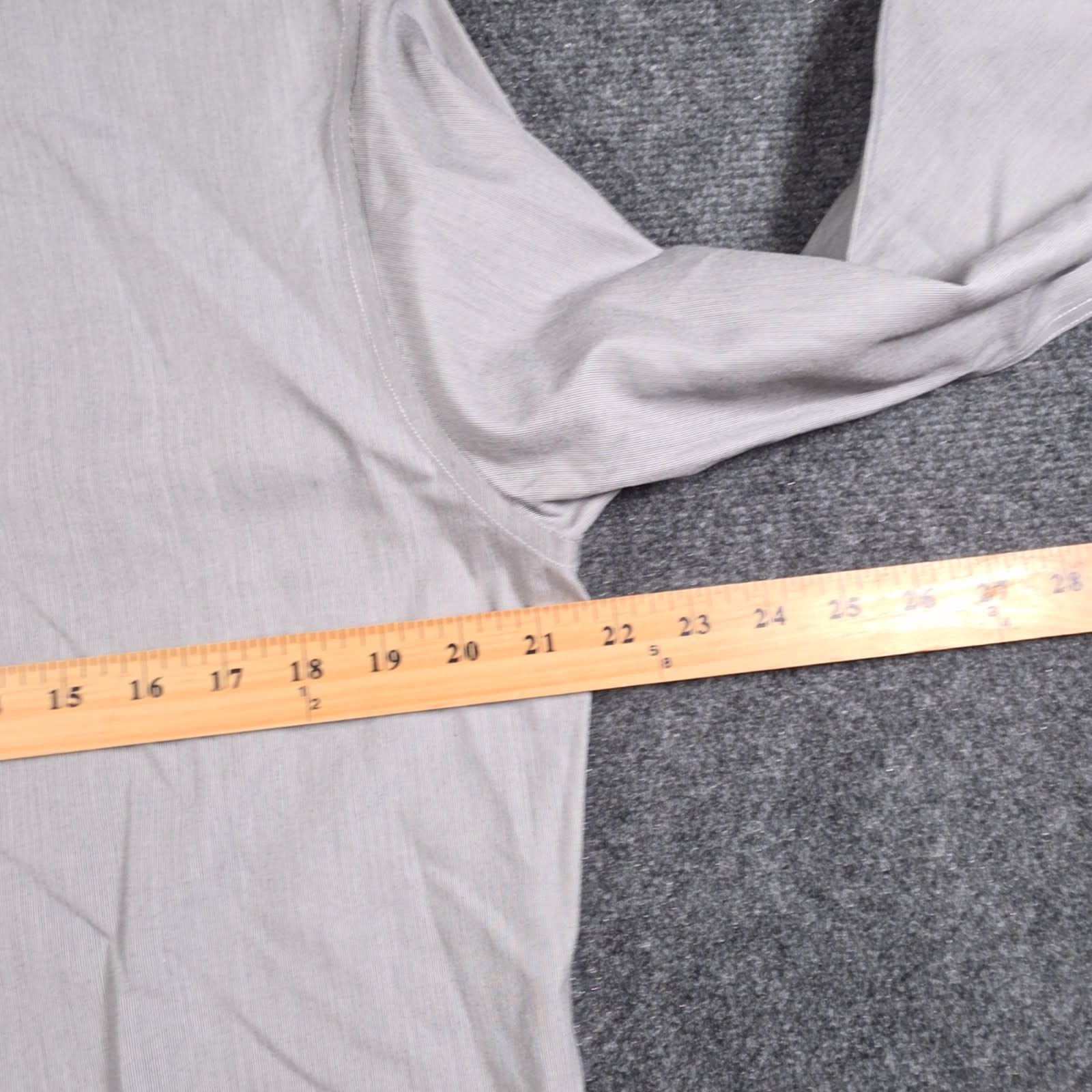 Brooks Brothers Dress Shirt Mens 15.5-34/35 Gray Regent Fit Button Non-Iron