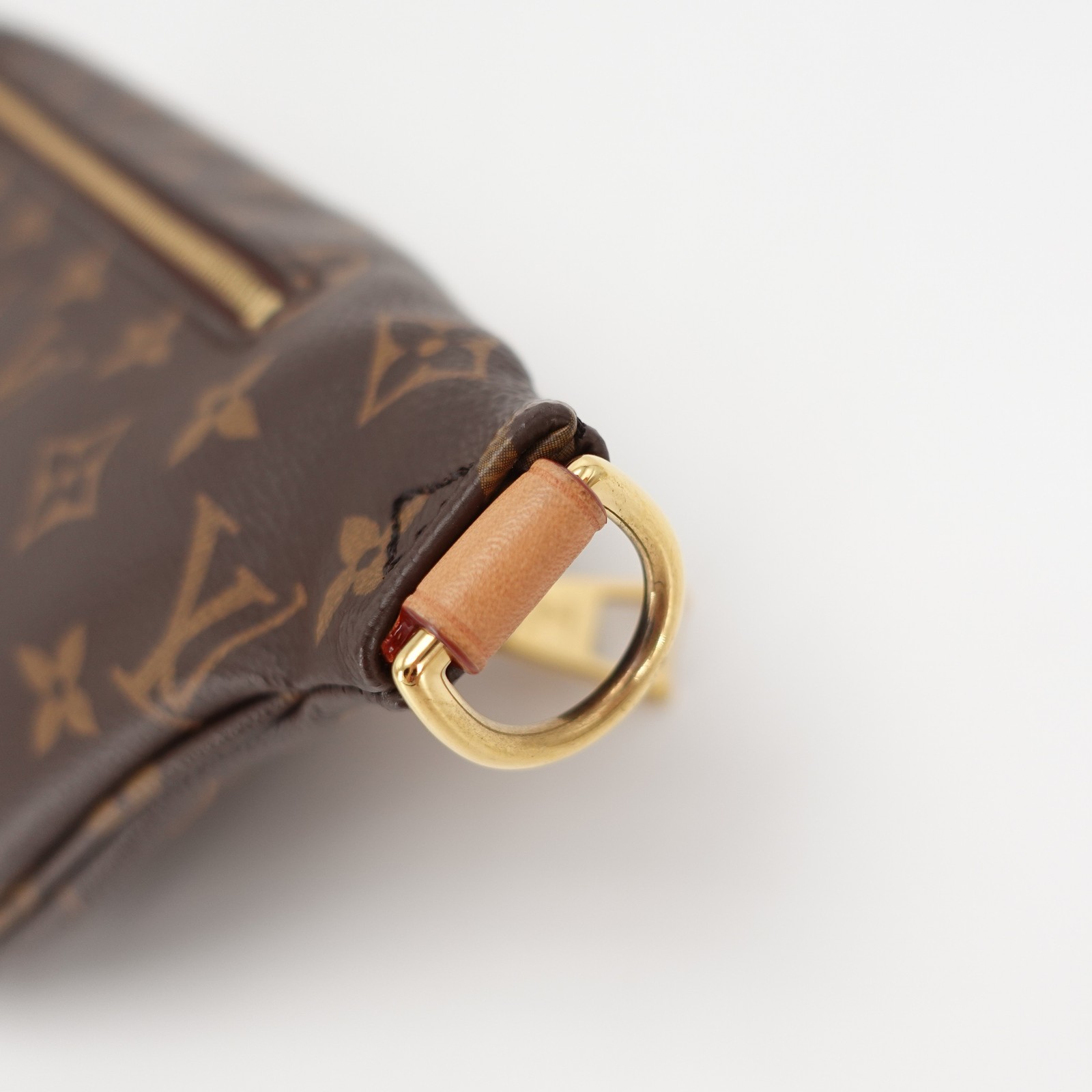 Louis Vuitton High Rise Brown Monogram Canvas Bumbag Waist Shoulder Belt Bag