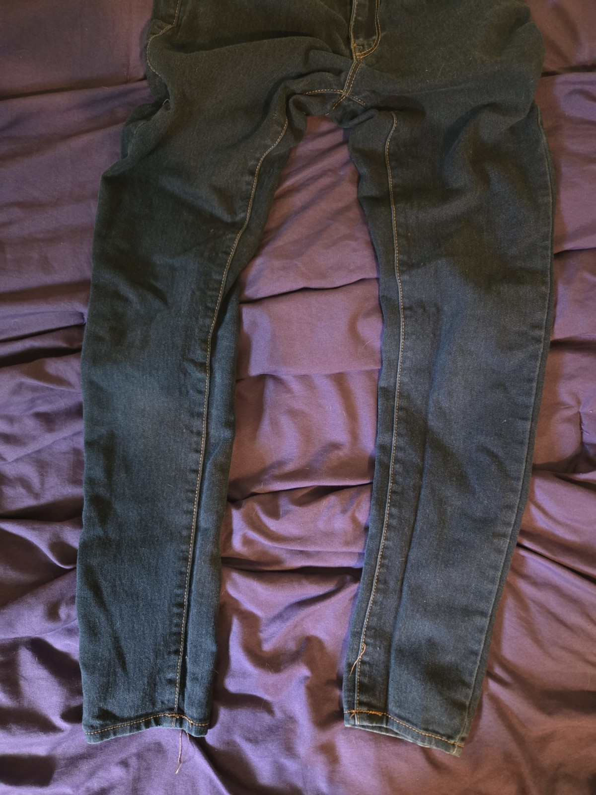 No Boundaries Juniors Dark Wash Blue Skinny Slim Fit Stretch 5-Pocket Jeans