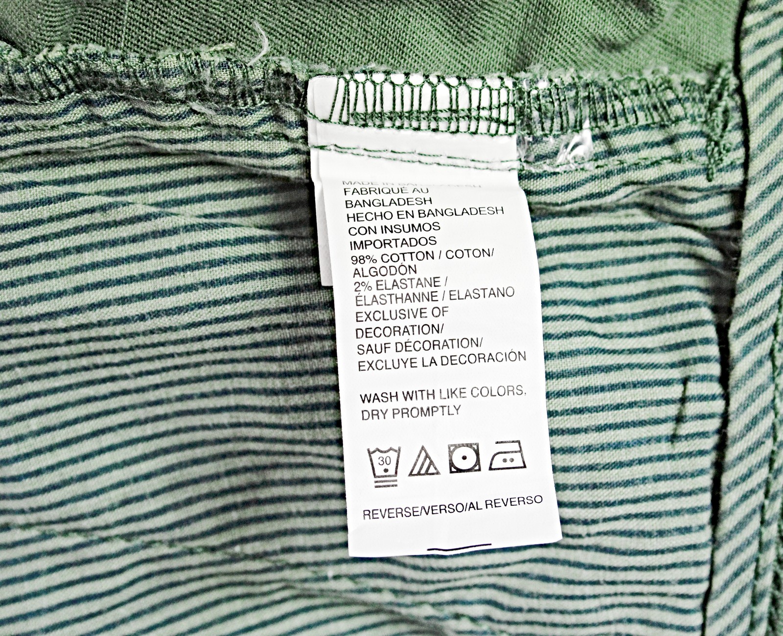 Izod Saltwater Chino Pants Mens 40×30 Green Stretch Straight Flat Front $65 NEW
