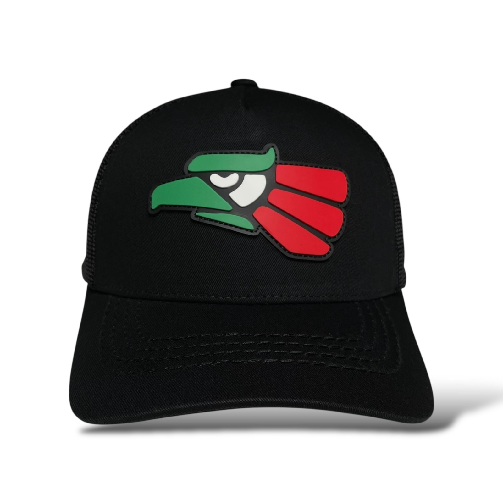 Hecho en Mexico PVC Eagle Patch Mesh Back Baseball Cap