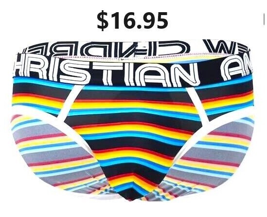 Andrew Christian California Stripe Brief – Almost Naked – 92679 – Multi