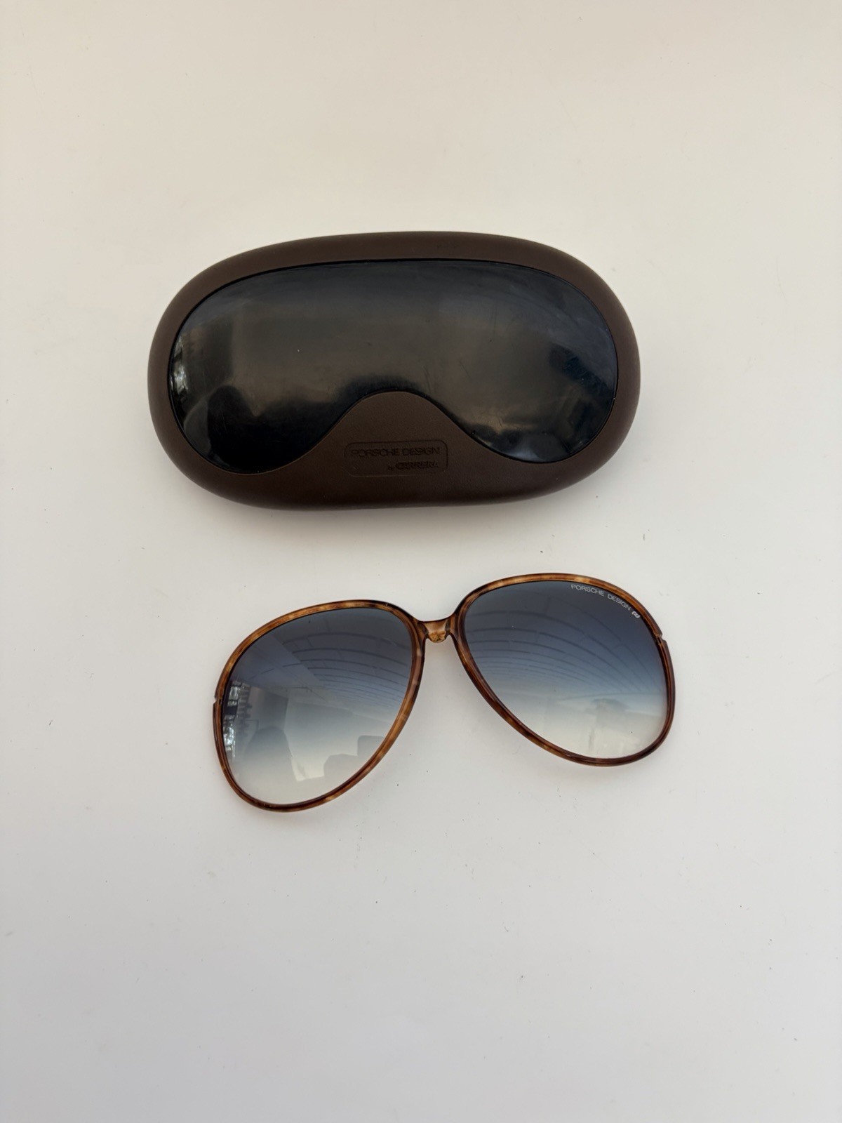 Porsche Design Carrera 5623 Large Aviator Sunglasses Interchangeable Lens