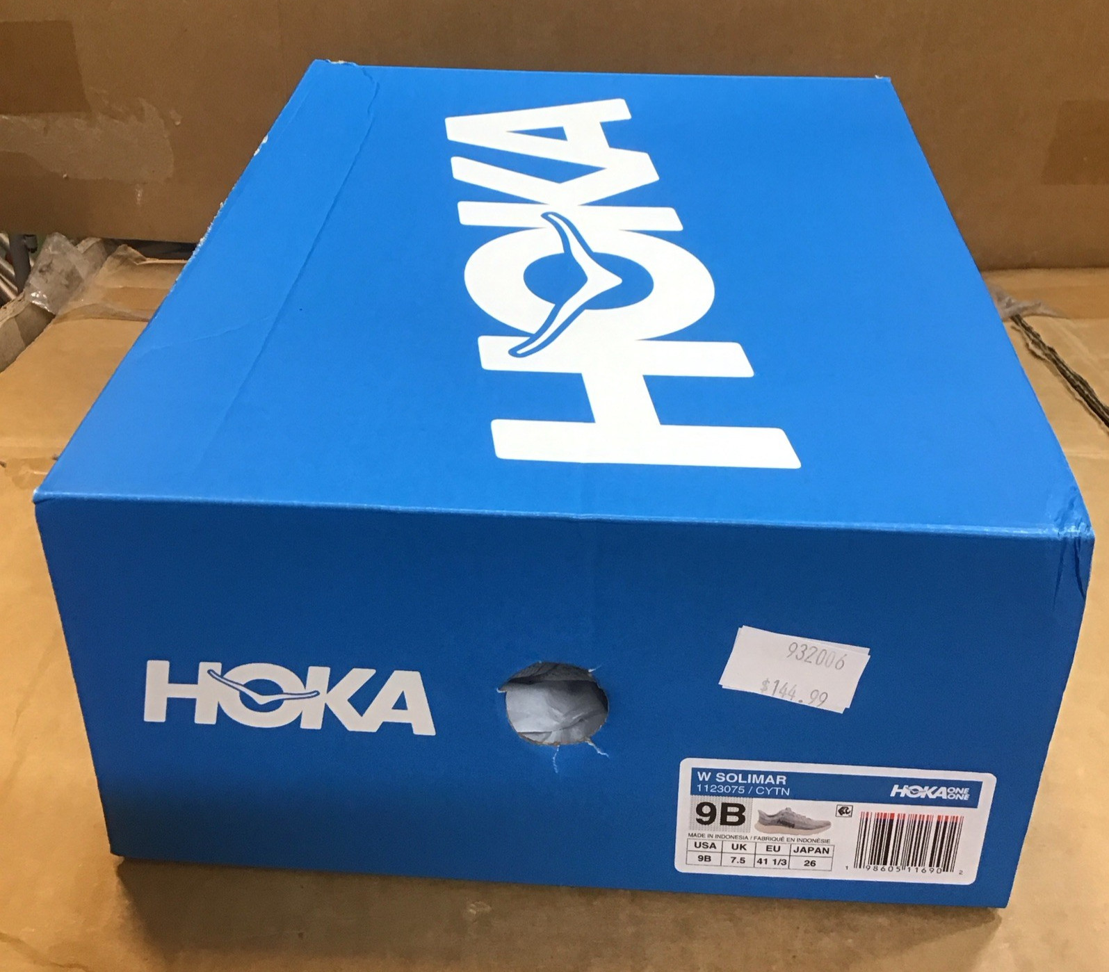 Hoka One One Solimar Purple Blue Orange Running Shoe Womens 1123075 CYTN