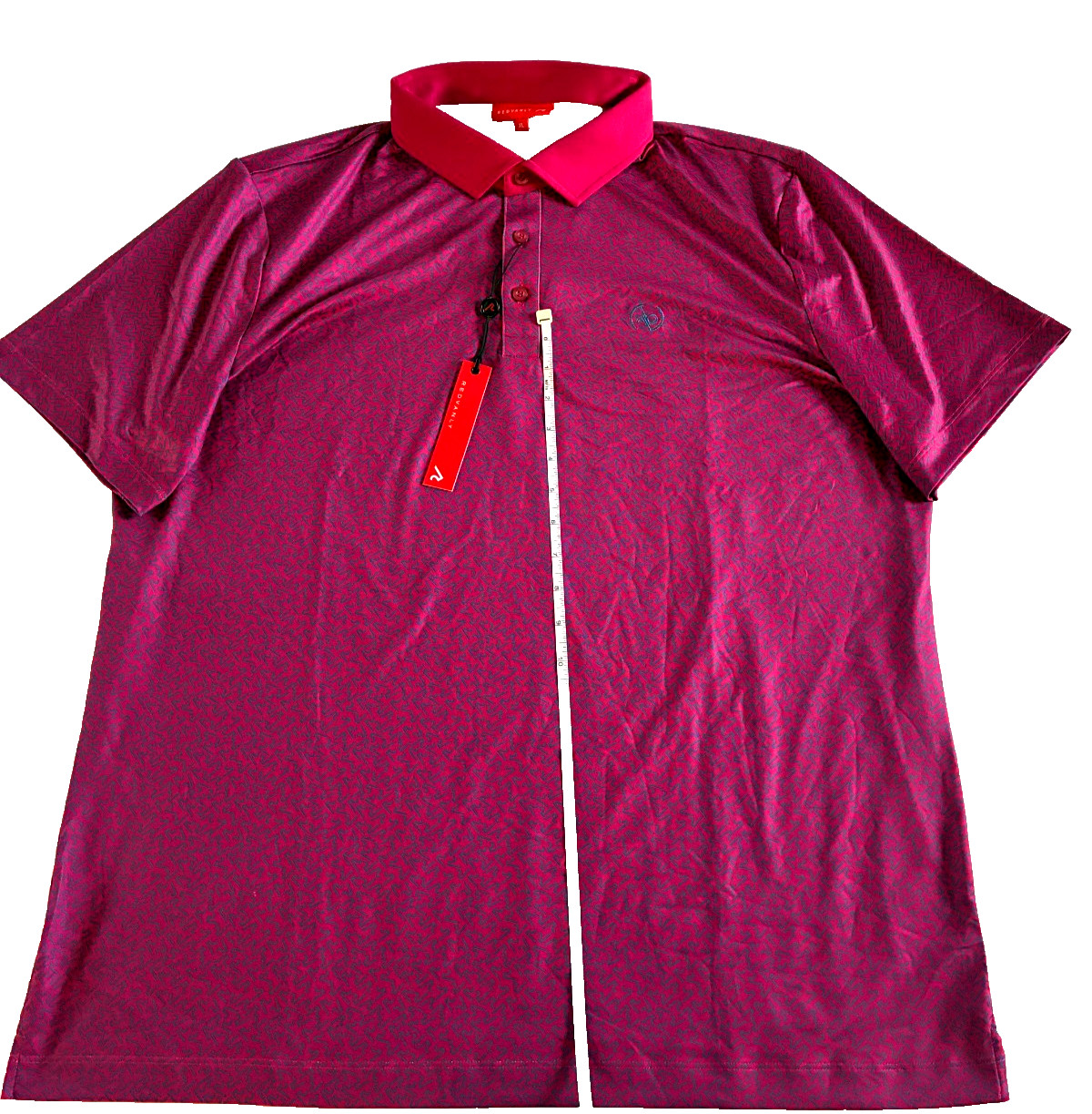 Redvanly Hartwell Polo Color Sangria Size Extra Large New With Tag