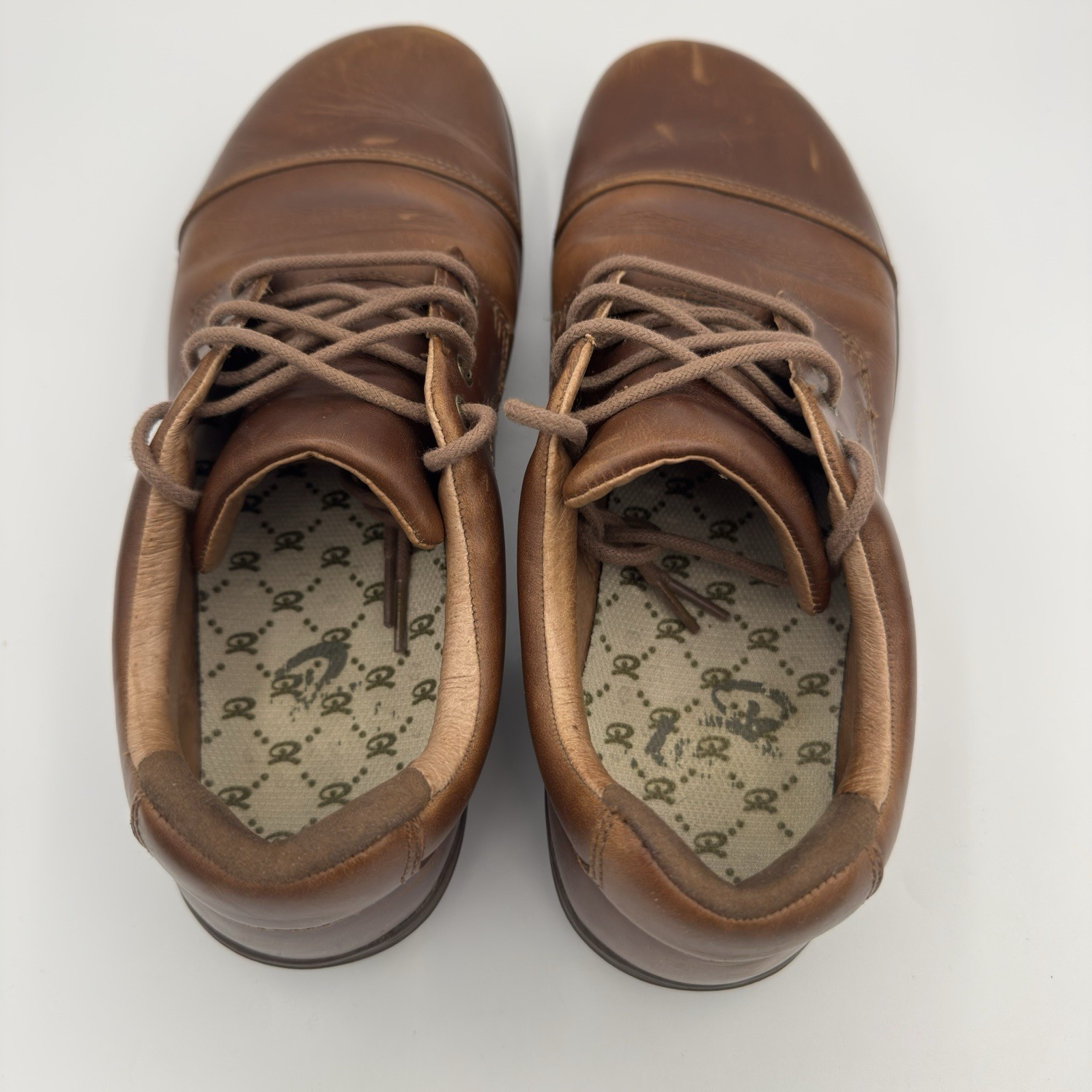 Lems Nine2Five Shoes Men’s 10 Brown Mocha Leather Oxford Barefoot Shoe $160