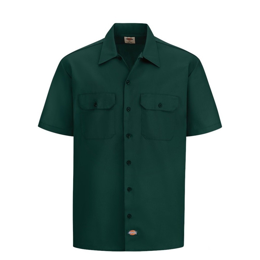 Dickies Men’s 1574 Short Sleeve Casual Original Fit Button Up Work Shirt